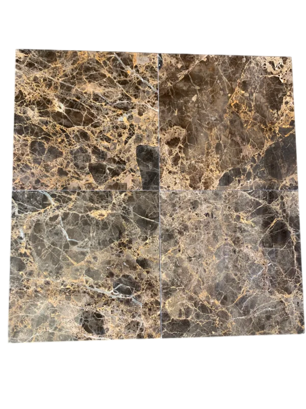 Emperador Dark Marble Tile 12x12 Polished