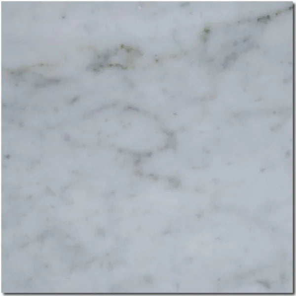 Carrara White Marble Tile 12x12 Honed