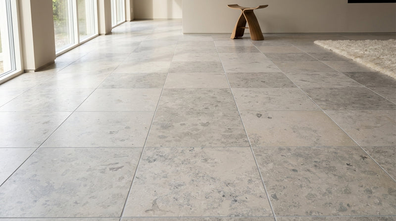 Jura Gray Honed 12x12 Limestone Tile