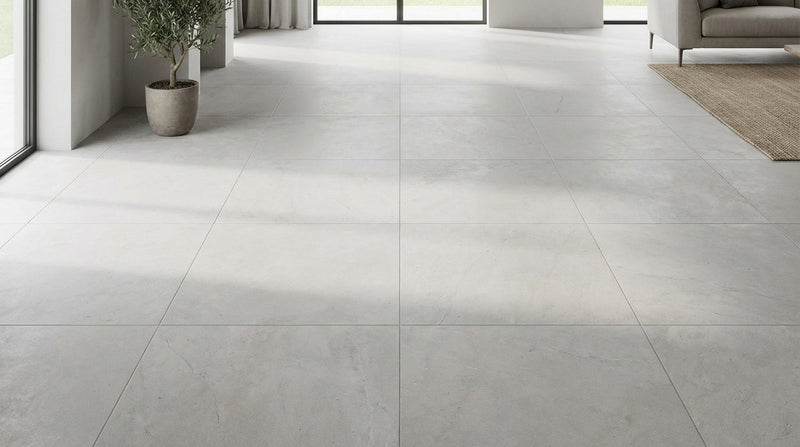 Euro White Honed 12x12 Honed Limestone Tile