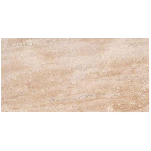 Walnut Polished Vein Cut 12x24 Travertine Tile