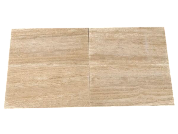 Walnut Polished Vein Cut 12x24 Travertine Tile