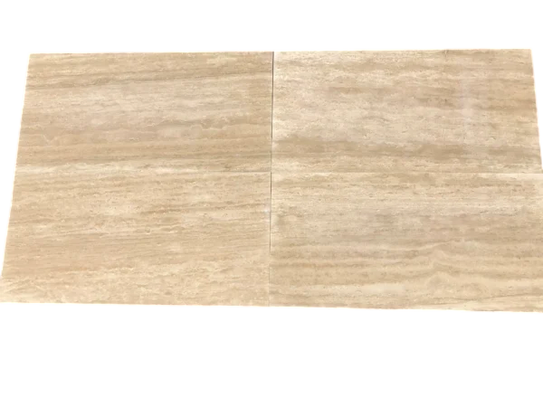 Travertine Tile - Ivory Vein Cut - Honed and Filled - 12x24