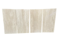 Travertine Tile - Ivory Vein Cut - Honed and Filled - 12x24