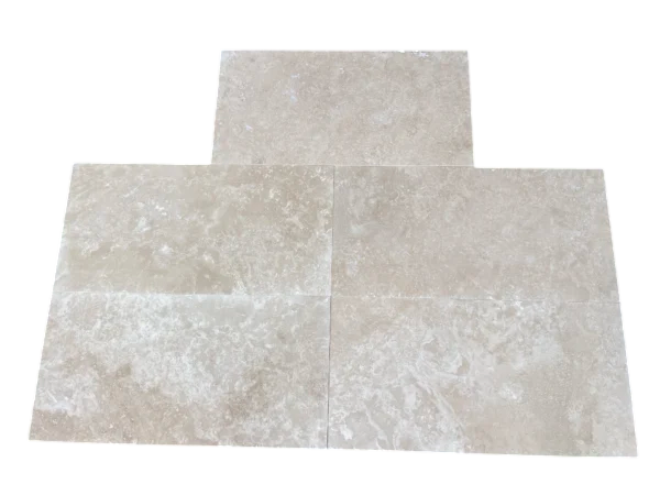 Ivory Travertine Tile 12x24 Honed, Filled