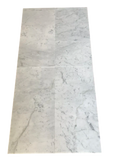 Carrara White Marble Tile 12x24 Honed