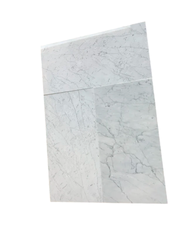 Carrara White Marble Tile 12x24 Polished
