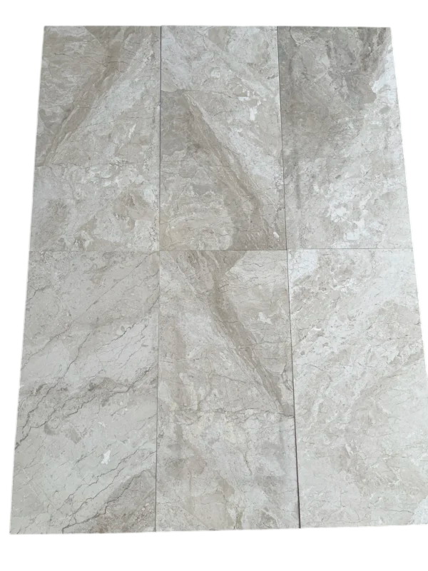 Breccia Bianco Marble Tile 12x24 Honed