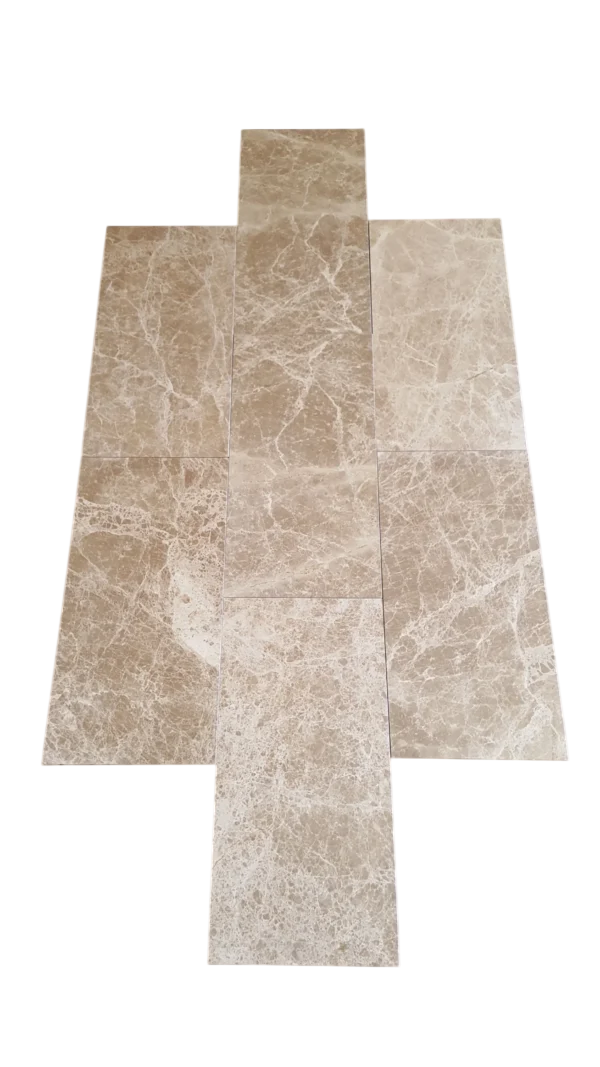 Emperador Light 12x24 Polished Marble Tile
