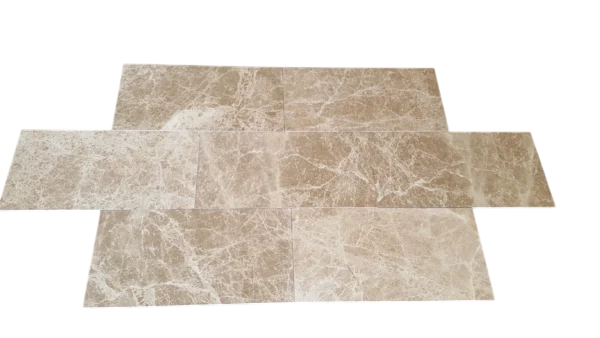 Emperador Light 12x24 Polished Marble Tile