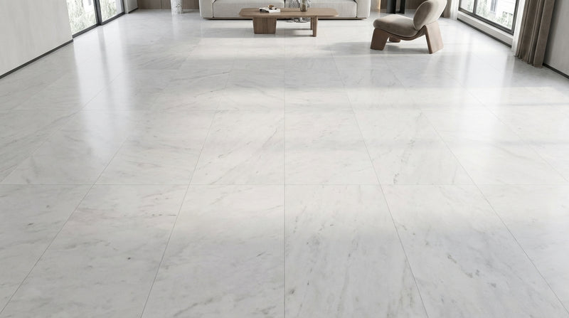 Polar White Marble Tile 12x24 Polished