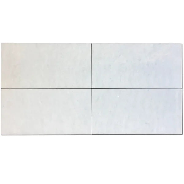Polar White Marble Tile 12x24 Polished