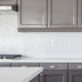 1/2x2 Herringbone Metallic 12.25x11 Metal Mosaic