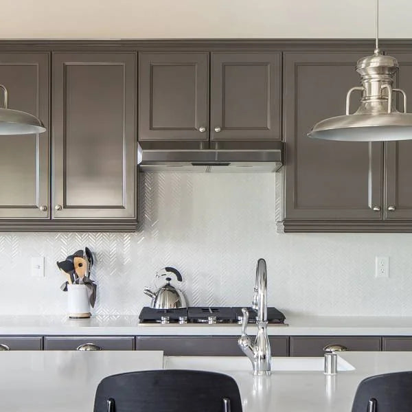 1/2x2 Herringbone Metallic 12.25x11 Metal Mosaic