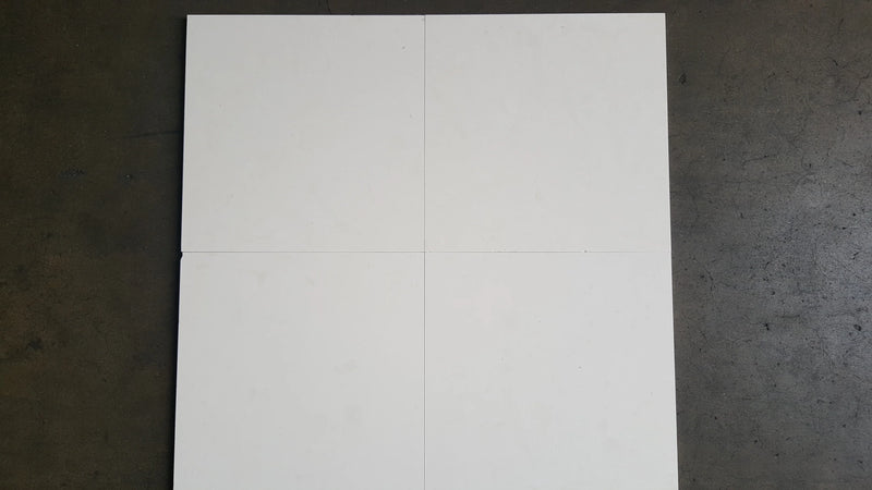 Euro White Honed 12x12 Honed Limestone Tile