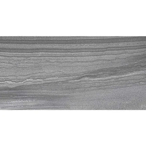 Legend II Graphite Polished 12x24 Rectified Porcelain Tile