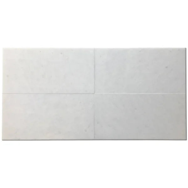 Polar White Marble Tile 12x24 Honed