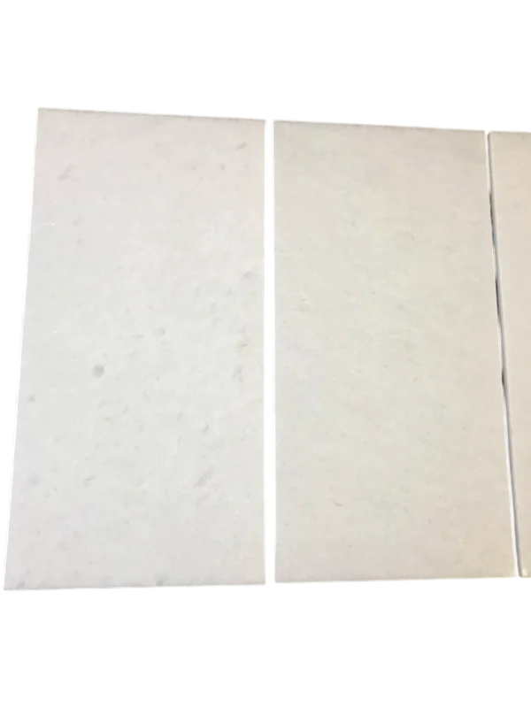Polar White Marble Tile 12x24 Honed