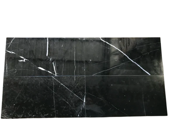 Nero Marquina Marble Tile 12x24 Polished