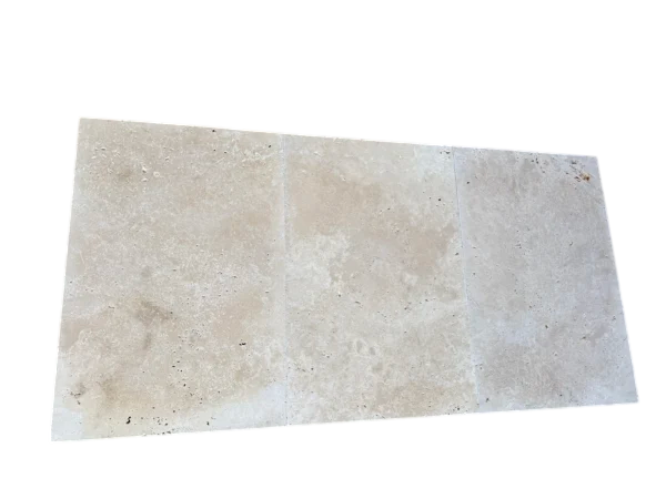 Ivory Travertine Tile 16x24 Tumbled