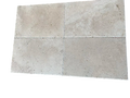 Ivory Travertine Tile 16x24 Brushed Chiseled