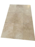 Ivory Travertine Paver 16x24 Tumbled   1.25 inch