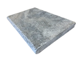 Silver Travertine Coping 16x24  Bullnose  5 cm