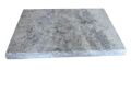 Silver Travertine Coping 16x24  Bullnose  5 cm