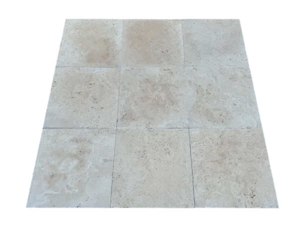 Ivory Travertine Tile 18x18 Tumbled
