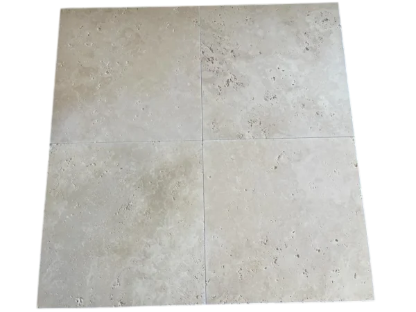Ivory Travertine Tile 18x18 Tumbled