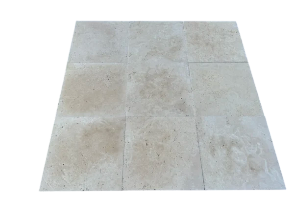 Ivory Travertine Tile 18x18 Tumbled