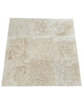 Ivory Travertine Tile 18x18 Honed, Filled