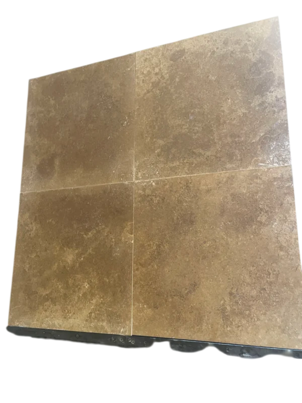 Noce Travertine Tile 18x18 Honed, Filled
