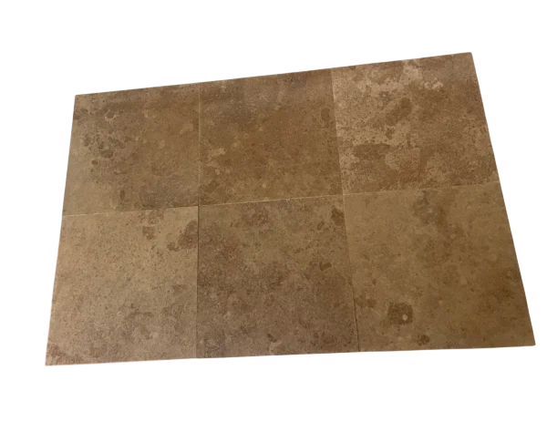 Noce Travertine Tile 18x18 Honed, Filled