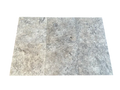 Silver Travertine Tile 18x18 Honed, Filled