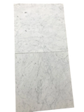 Carrara White Marble Tile 18x18 Honed