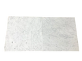 Carrara White Marble Tile 18x18 Honed