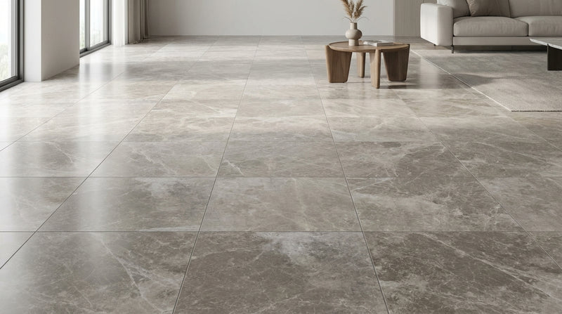 Emperador Light 18x18 Polished Marble Tile