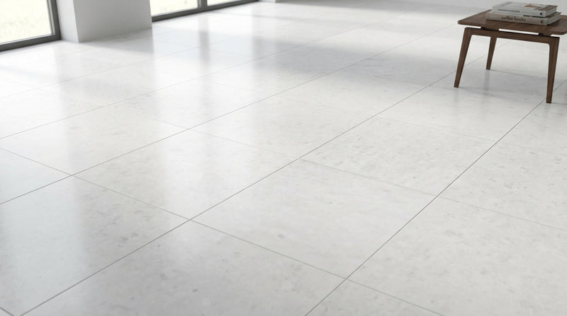 Polar White Marble Tile 18x18 Polished