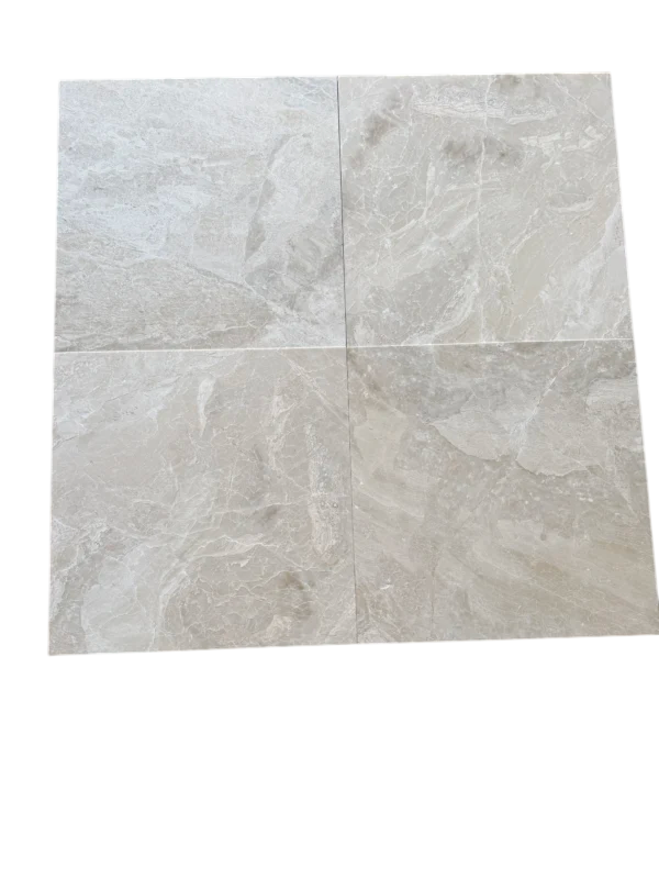 Breccia Bianco Marble Tile 18x18 Honed