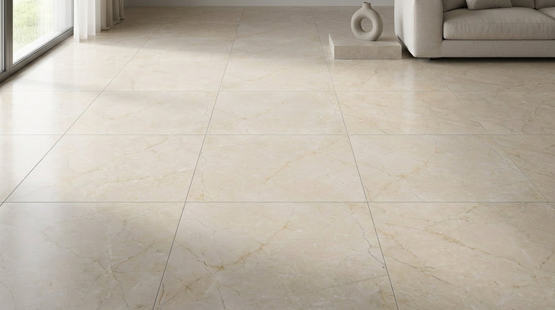 Crema Marfil Select Marble Tile 18x18 Polished