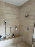 Mocha Cream Limestone Tile 18x36 Brushed