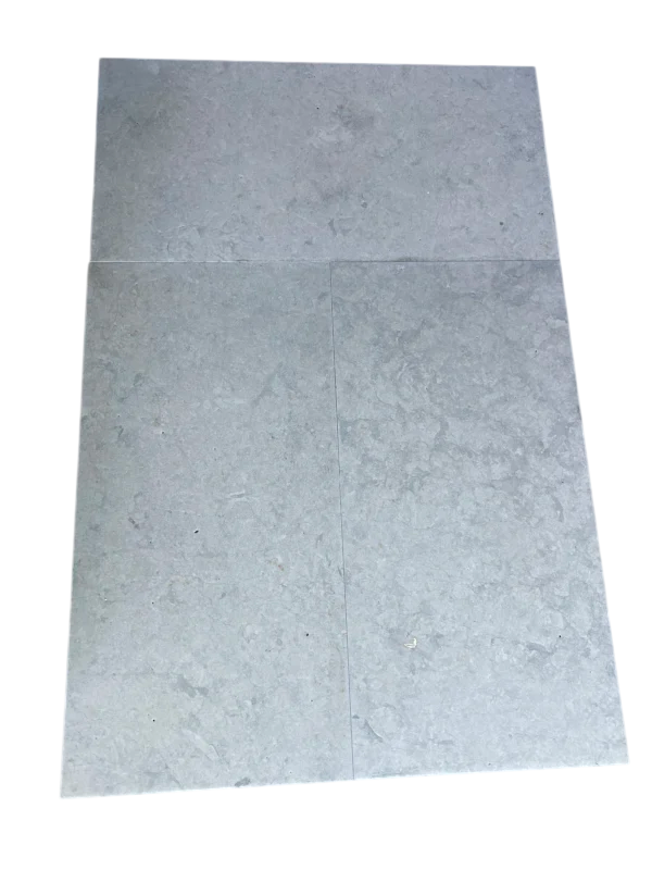 Lagos Blue Nova 18x36 Brushed Limestone Tile
