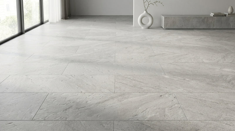 Euro White Deep Brushed 18x36 Limestone Tile