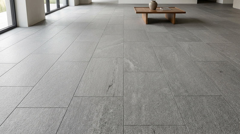 Black Basalt 18x36 Scratched (Combed) Basalt Tile