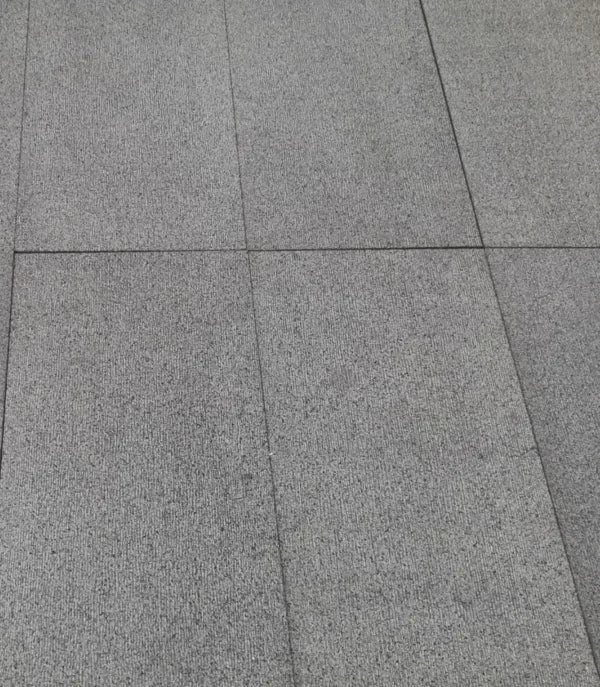 Black Basalt 18x36 Scratched (Combed) Basalt Tile