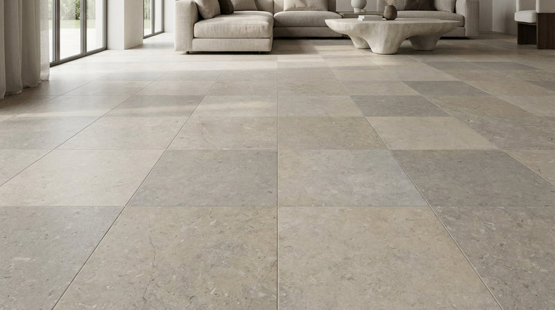 Lagos Blue Azul 18x18 Honed Limestone Tile