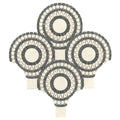 Solis Myra Beige & Basalt 14.25x14.25 Honed Marble Mosaic