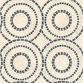 Solis Myra Beige & Basalt 14.25x14.25 Honed Marble Mosaic