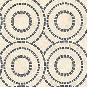 Solis Myra Beige & Basalt 14.25x14.25 Honed Marble Mosaic